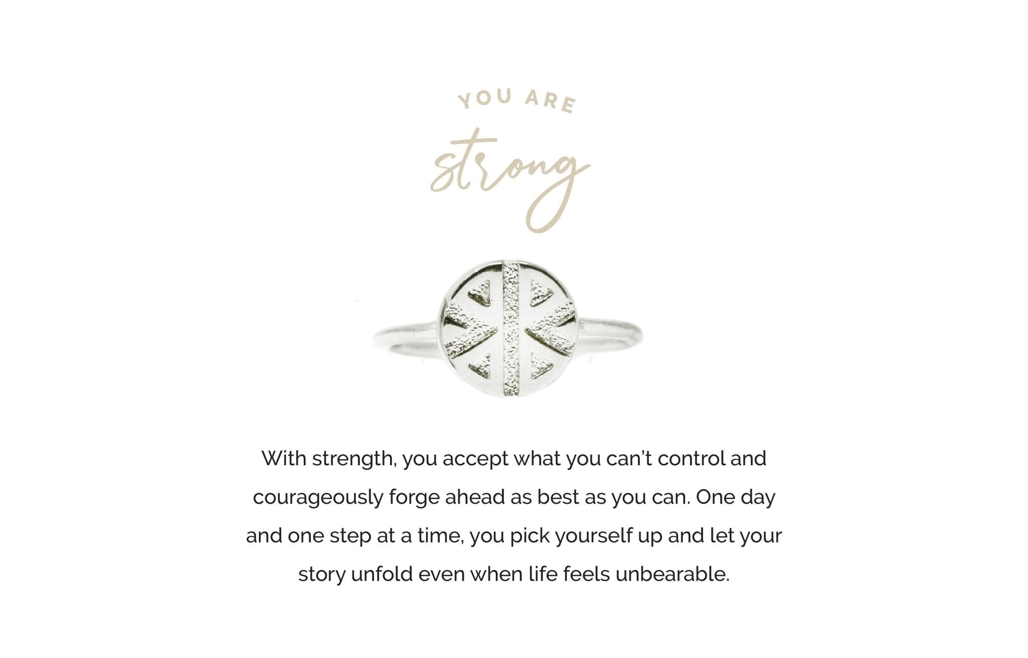 Strong Ring - So & Sew Boutique
