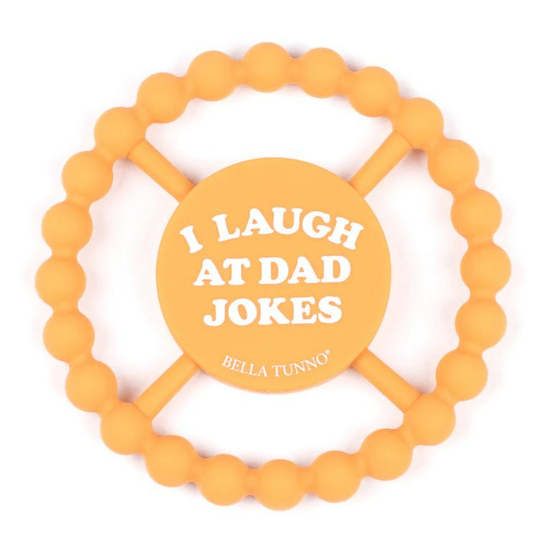 Teether | I Laugh at Dad Jokes - So & Sew Boutique