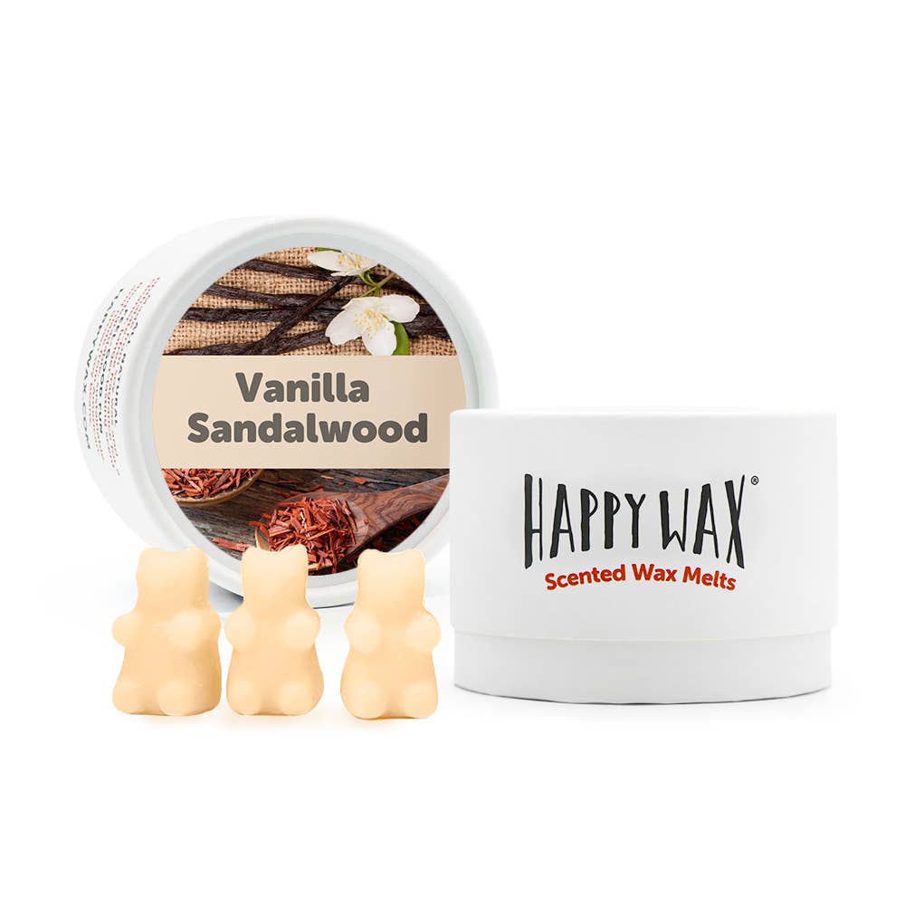 Vanilla Sandalwood Wax Melts | Eco Tin (3.6 oz) - So &amp; Sew Boutique