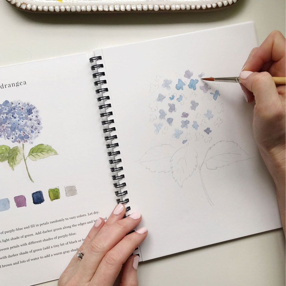 Watercolor Workbook | Flowers - So &amp; Sew Boutique