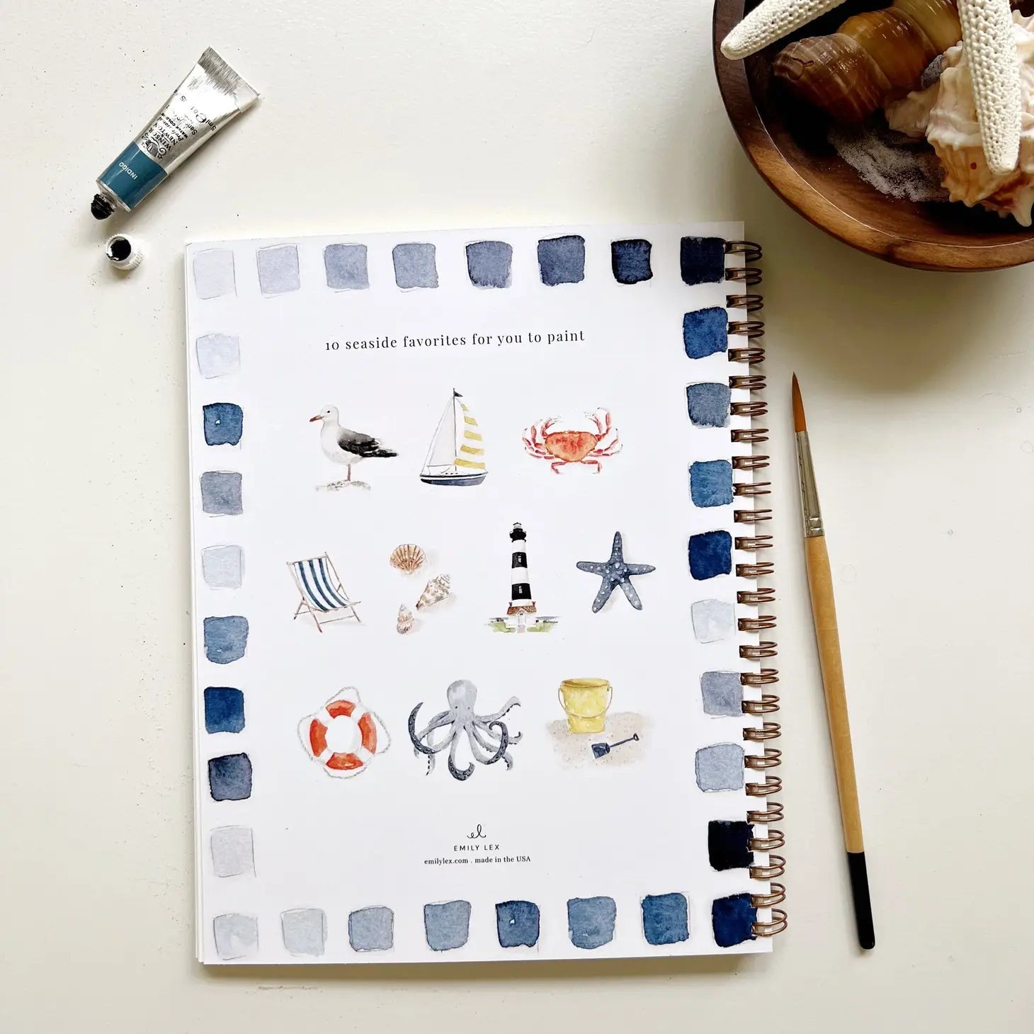 Watercolor Workbook | Seaside - So &amp; Sew Boutique