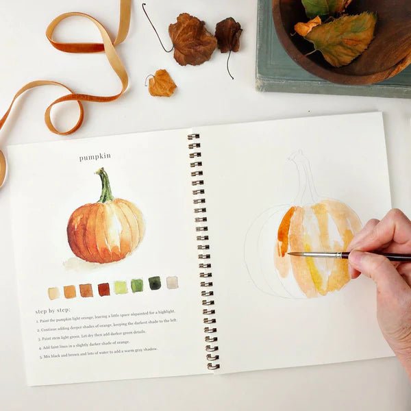 Watercolor Workbook Set | Autumn - So &amp; Sew Boutique