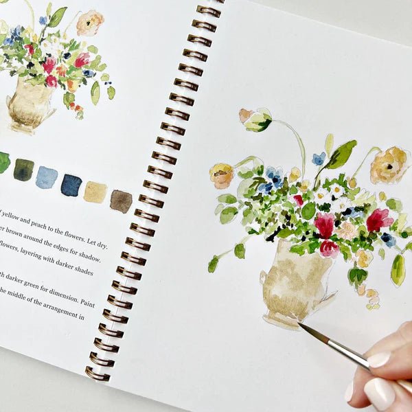 Watercolor Workbook Set | Bouquets - So &amp; Sew Boutique