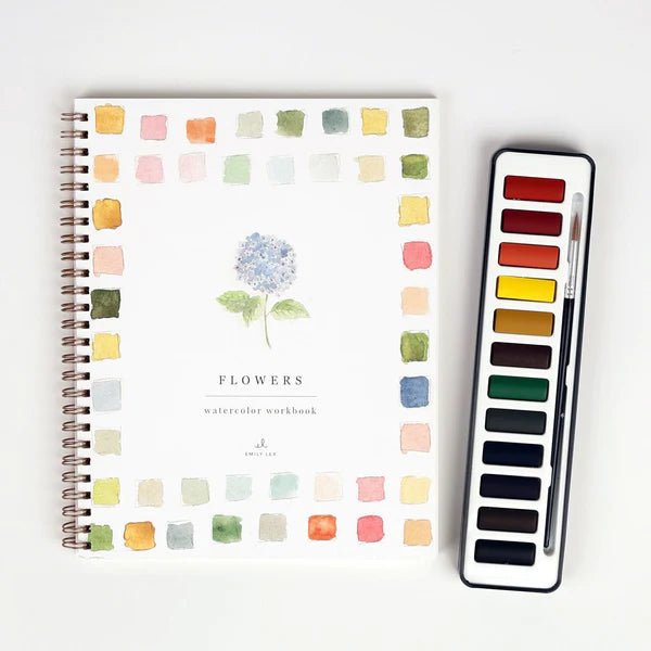 Watercolor Workbook Set | Flowers - So &amp; Sew Boutique