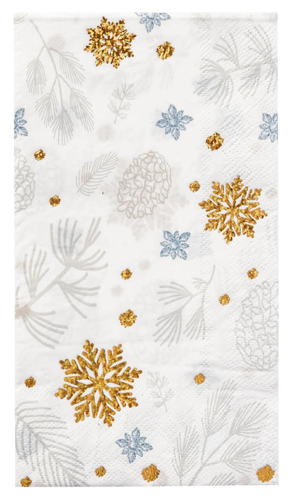 Winter Frost Paper Guest Towel (20pk) - So &amp; Sew Boutique