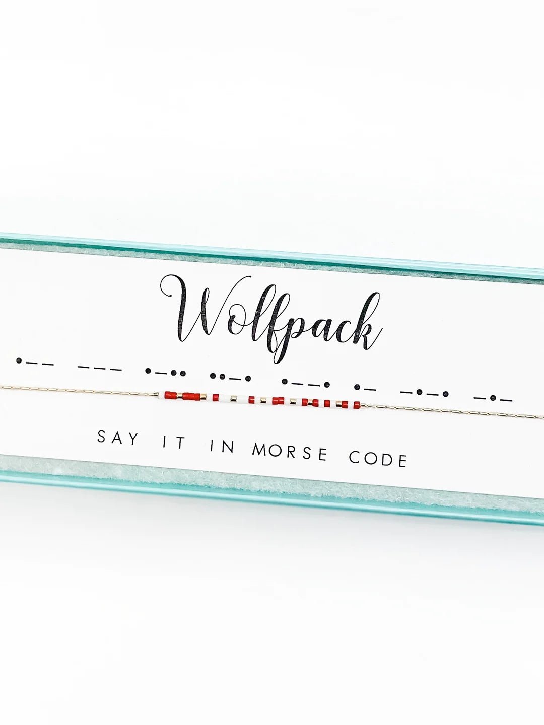 Wolfpack | Morse Code Jewelry - So &amp; Sew Boutique